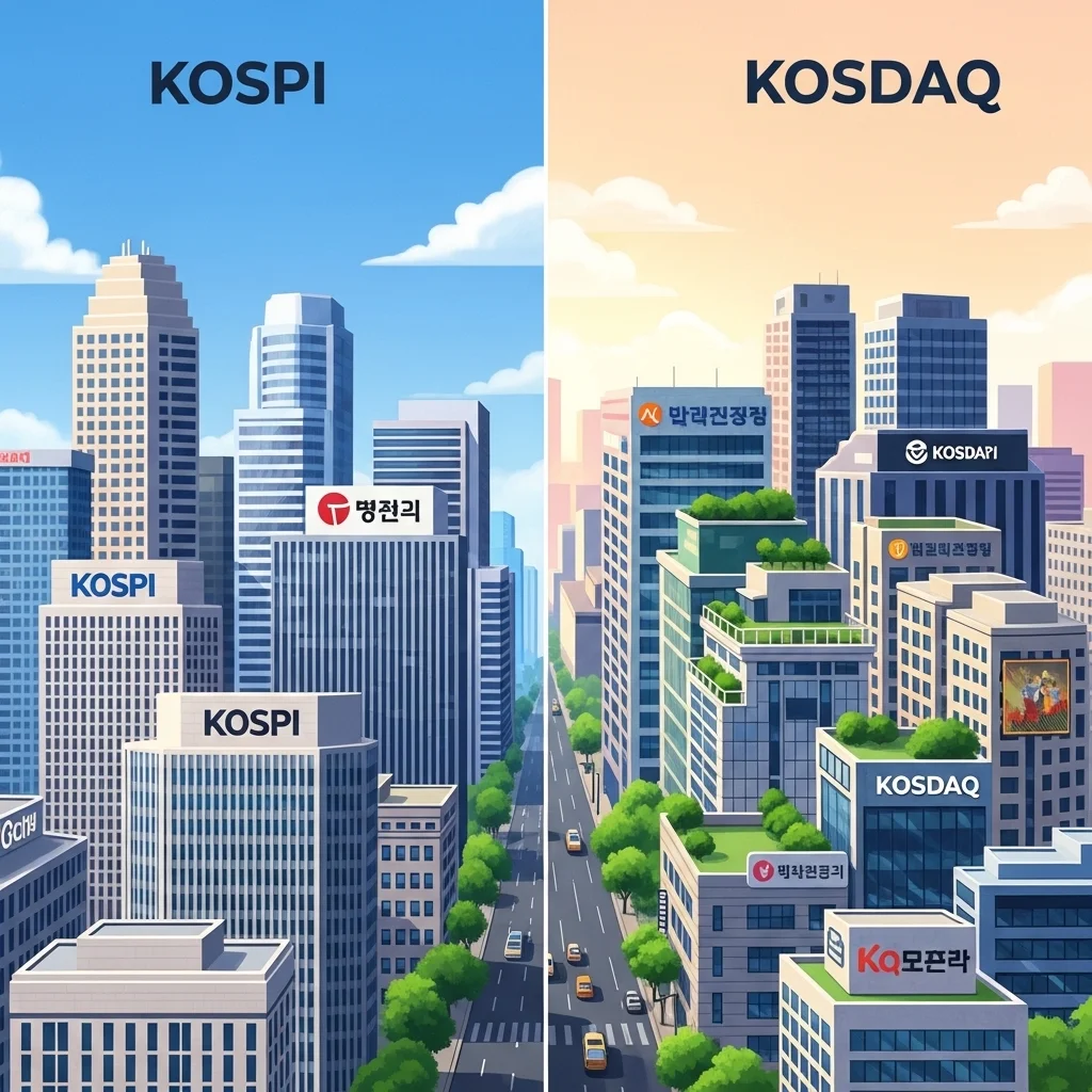 코스피와 코스닥, 어떤 차이가 있을까요?